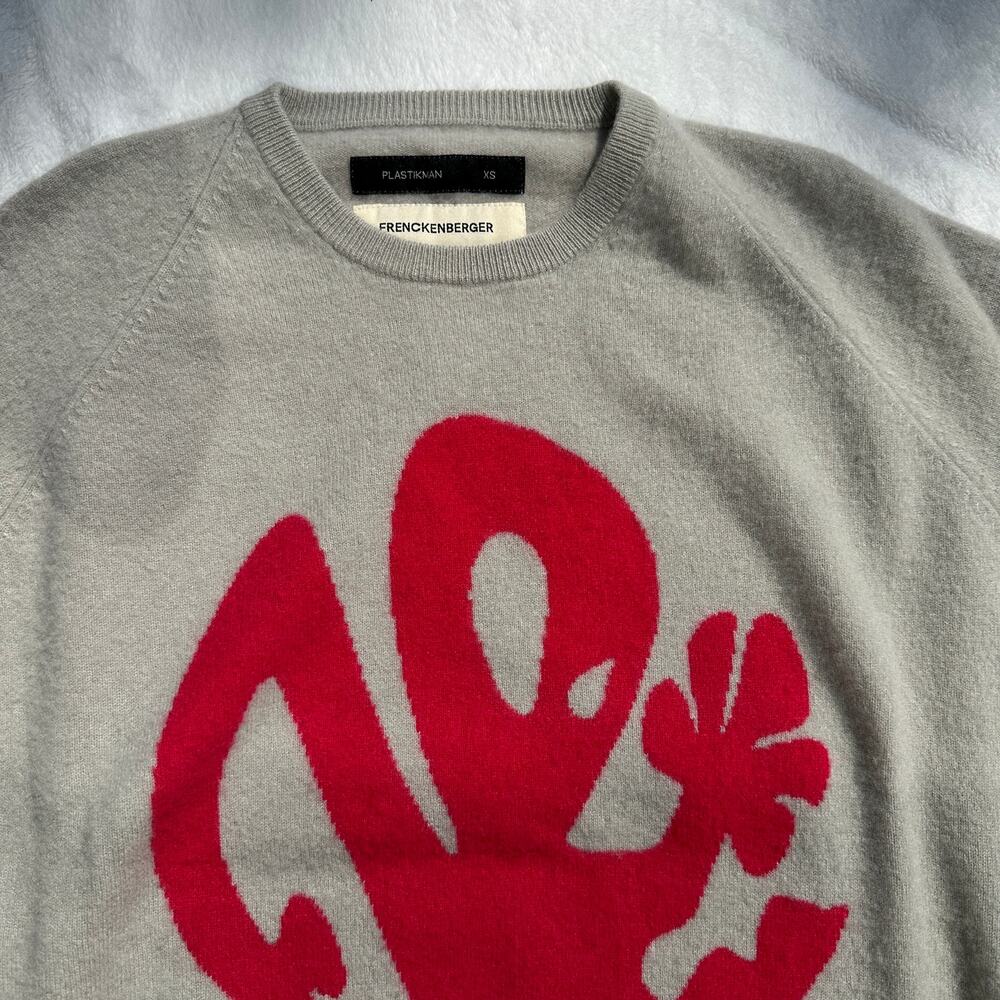 Frenckenberger x Richie Hawtin Plastikman Boyfriend Sweater Sz XS 100% Cashmere - Picture 16 of 16